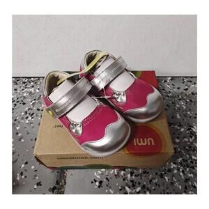Umi Trincy Mary Jane Flats Fuchsia Pink Silver US 5.5 Walker‎